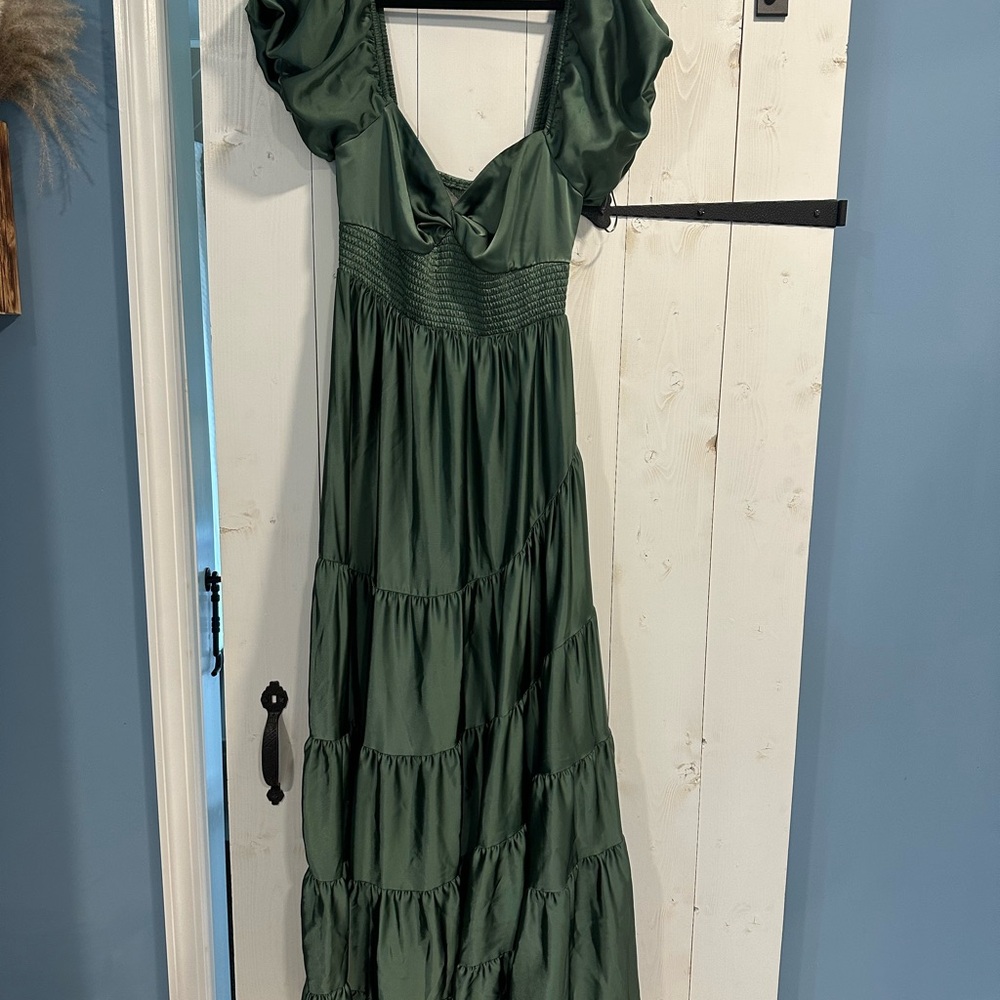 Free People Green Maxi Dress